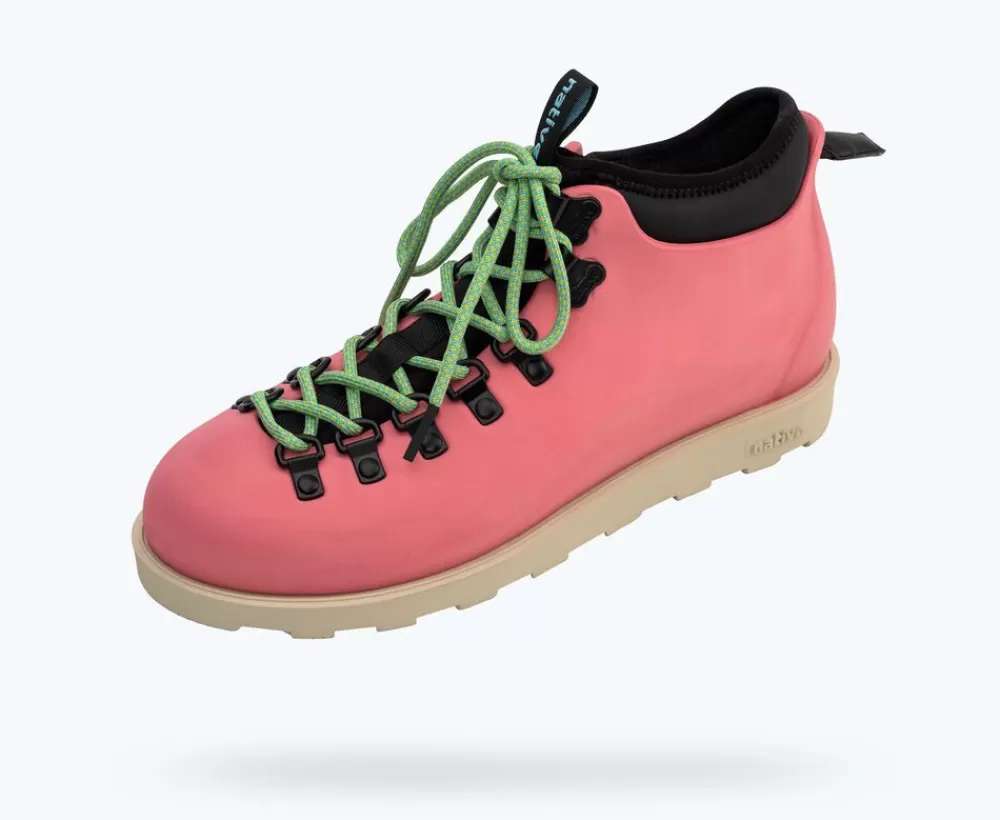 Native Shoes Boots^Fitzsimmons Citylite Bloom Dazzle Pink/ Pepper White/ Jiffy Black