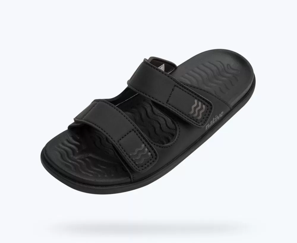 Native Shoes Sandals^Frankie Sugarlite Junior Jiffy Black/ Jiffy Black