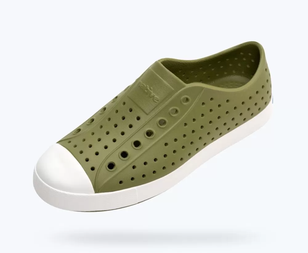 Native Shoes Shoes^Jefferson Iguana Green/ Shell White