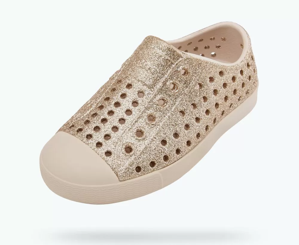 Native Shoes Shoes^Jefferson Bling Child Rock Salt Bling/ Rock Salt Pink