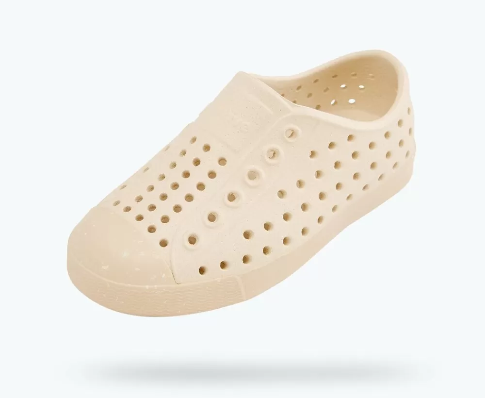 Native Shoes Shoes^Jefferson Bloom Child Bone White/ Soy Beige/ Shell Speckles