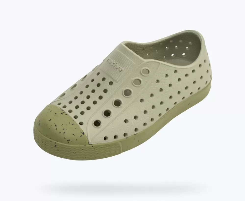 Native Shoes Shoes^Jefferson Bloom Child Elm Green/ Iguana Green/ Jiffy Speckles