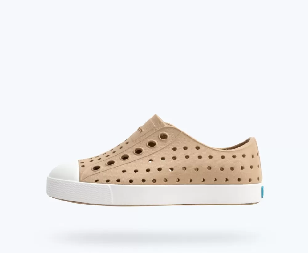 Native Shoes Shoes^Jefferson Child Flax Tan/ Shell White