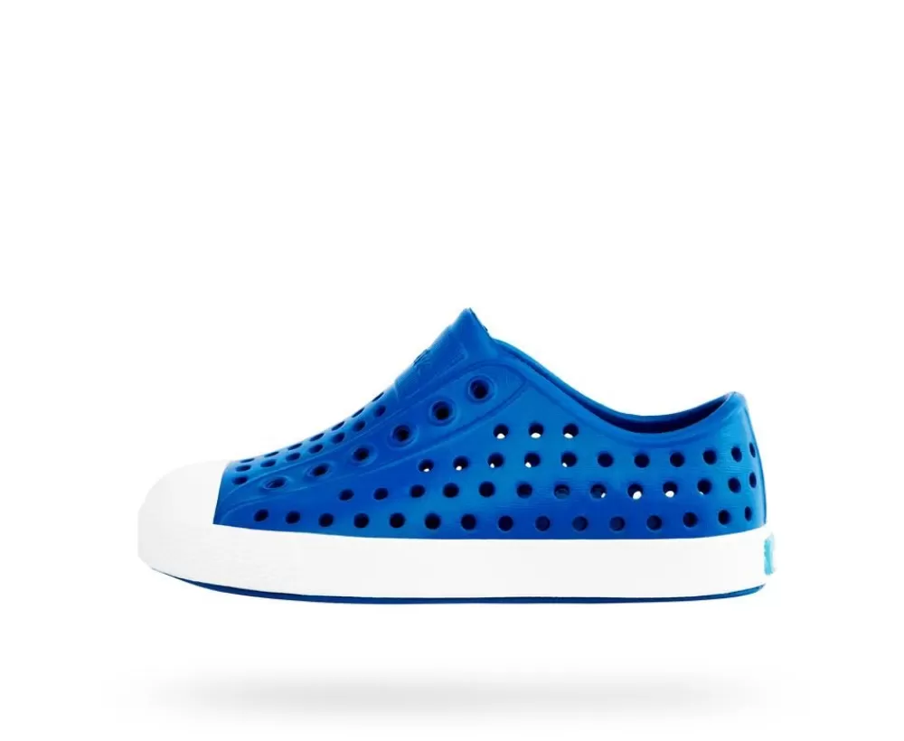 Native Shoes Shoes^Jefferson Child Victoria Blue/Shell White