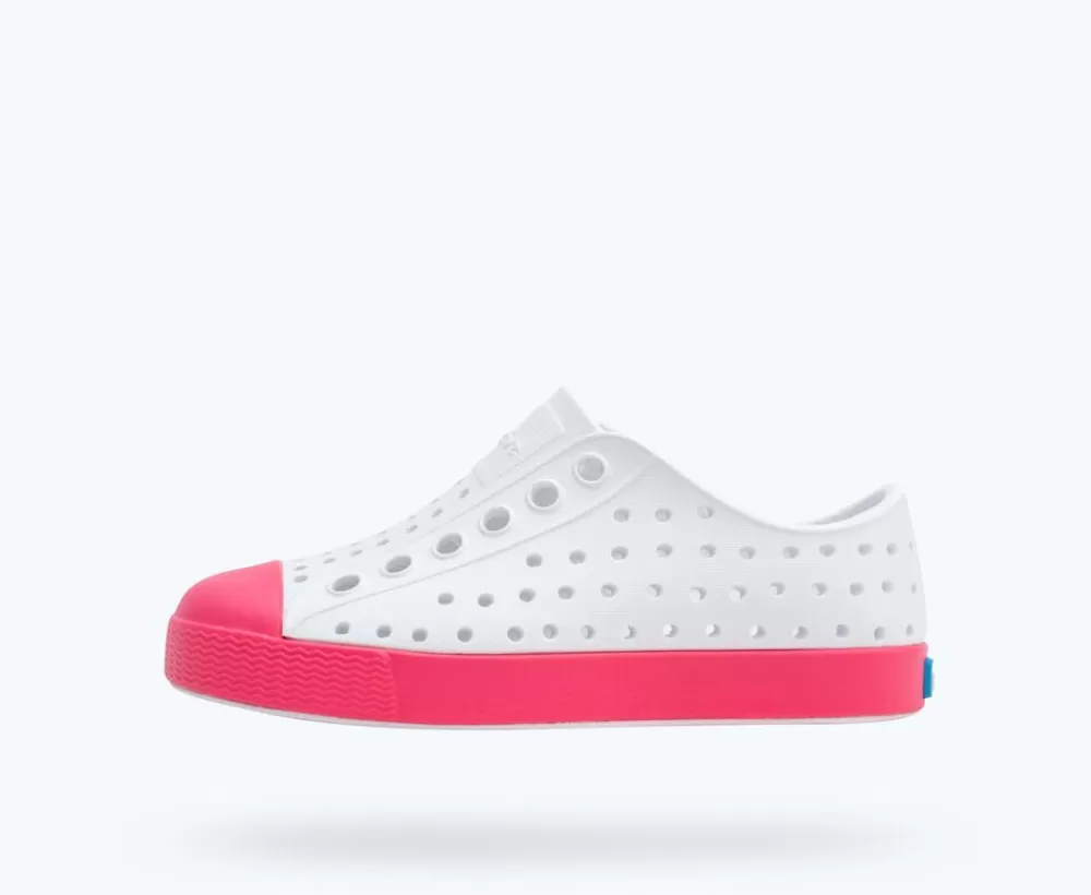 Native Shoes Shoes^Jefferson Child Shell White/ Dazzle Pink