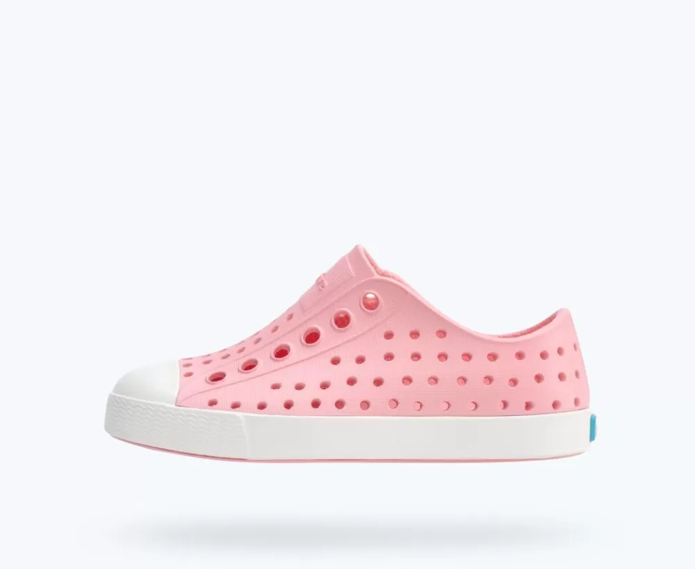 Native Shoes Shoes^Jefferson Child Princess Pink/ Shell White