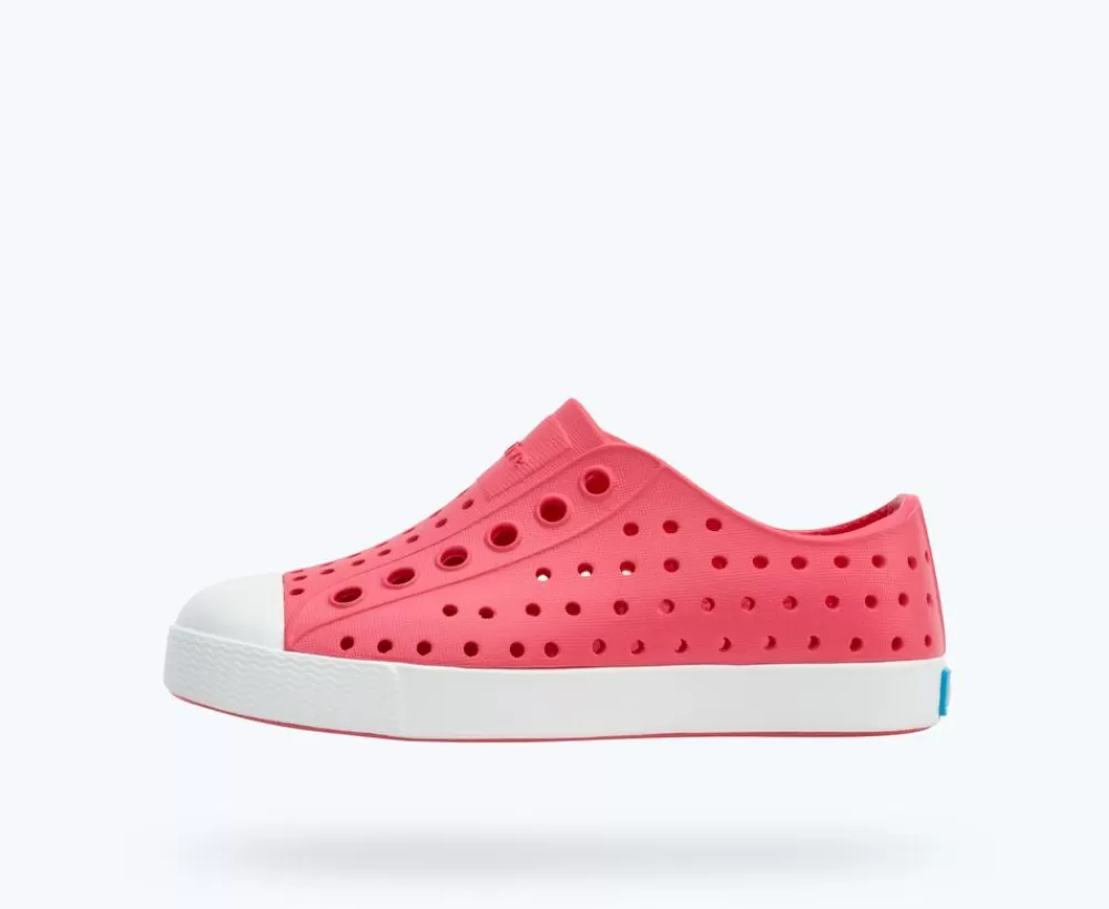 Native Shoes Shoes^Jefferson Child Dazzle Pink/ Shell White