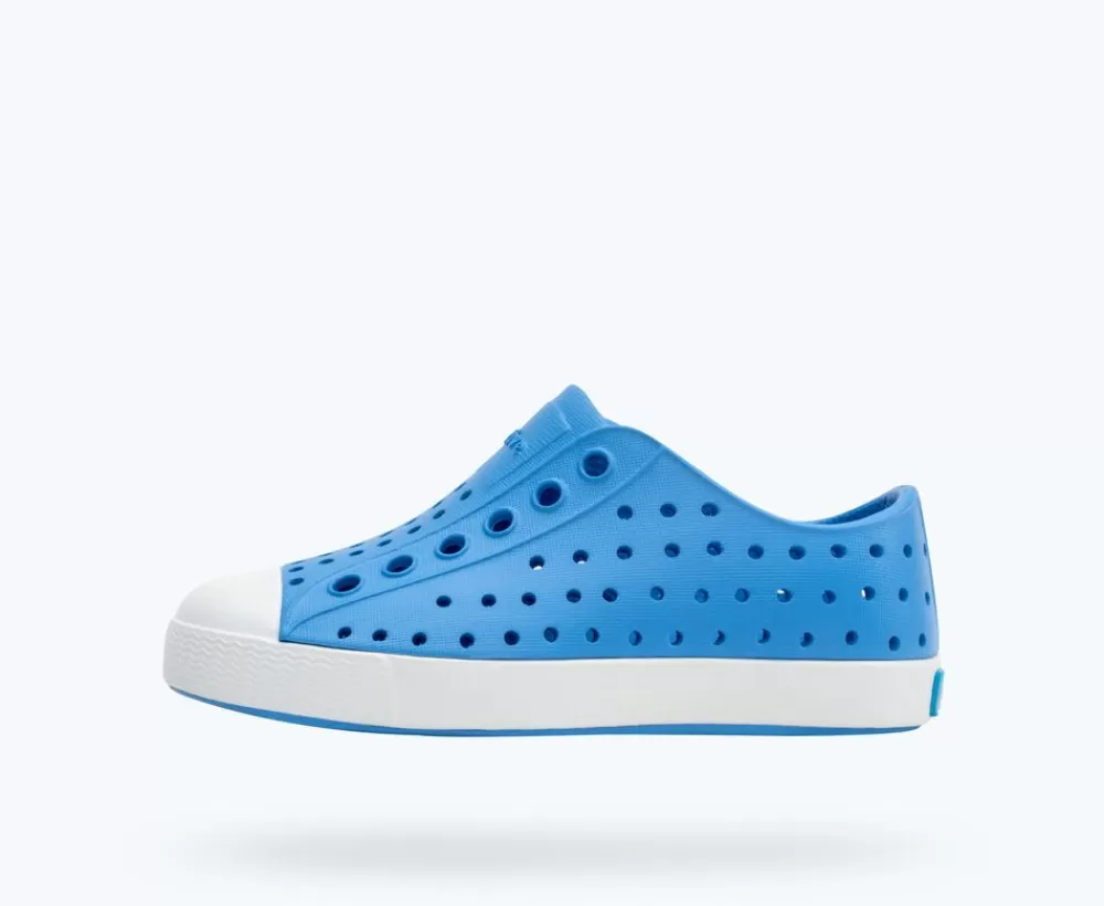 Native Shoes Shoes^Jefferson Child Resting Blue/ Shell White