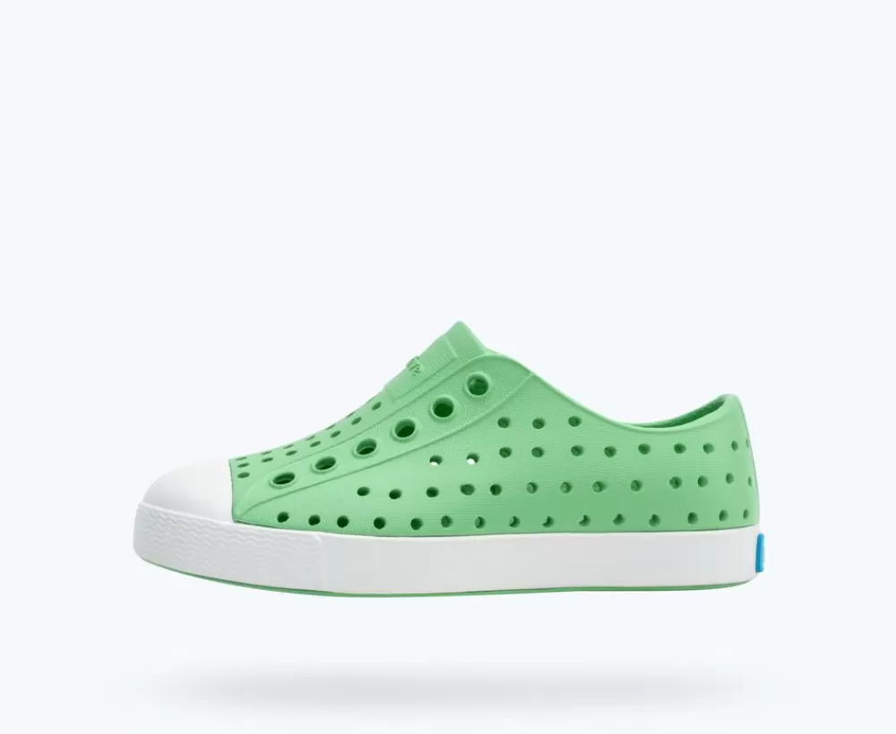 Native Shoes Shoes^Jefferson Child Candy Green/ Shell White