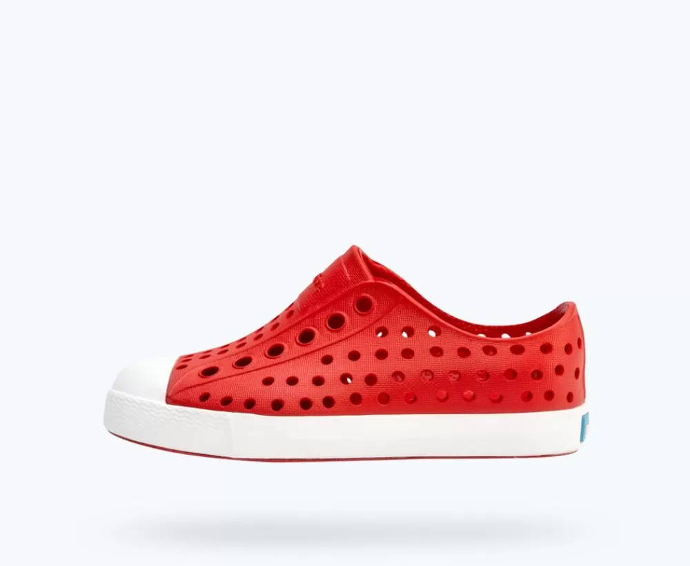 Native Shoes Shoes^Jefferson Child Torch Red/ Shell White