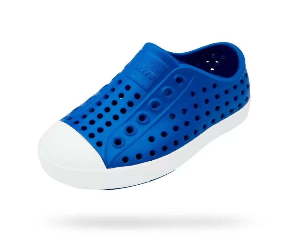 Native Shoes Shoes^Jefferson Child Victoria Blue/Shell White