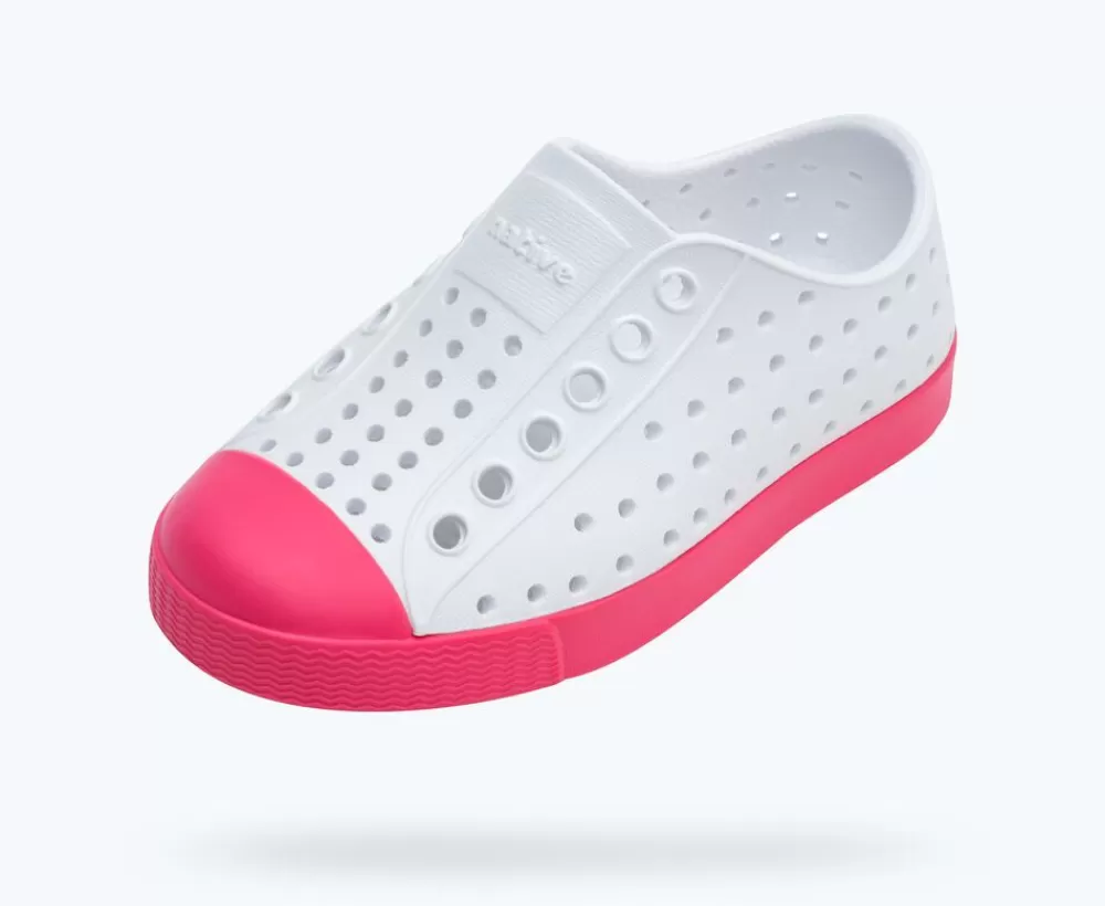 Native Shoes Shoes^Jefferson Child Shell White/ Dazzle Pink