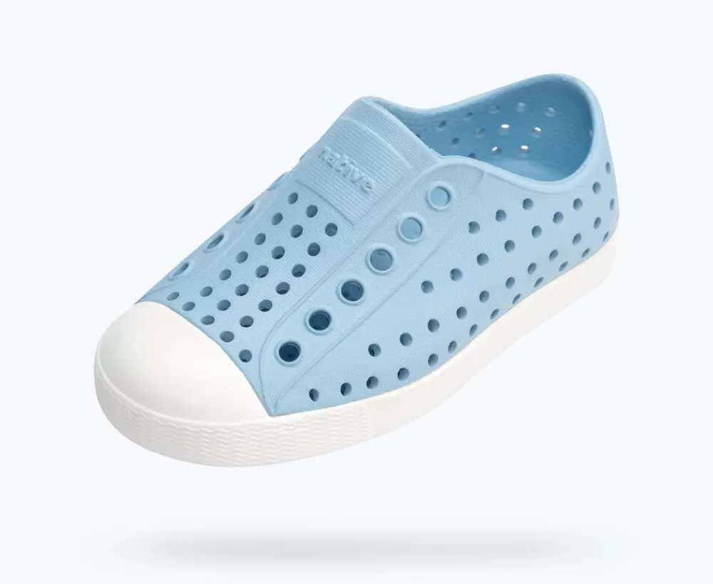 Native Shoes Shoes^Jefferson Child Sky Blue/ Shell White