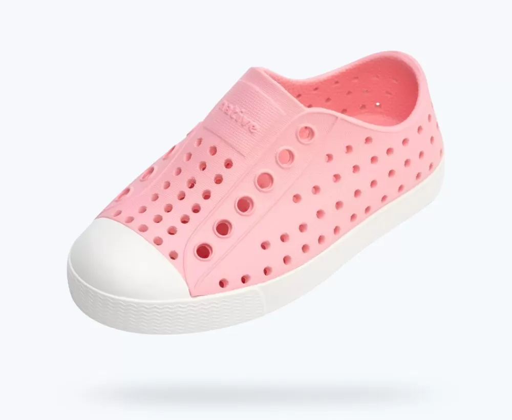 Native Shoes Shoes^Jefferson Child Princess Pink/ Shell White