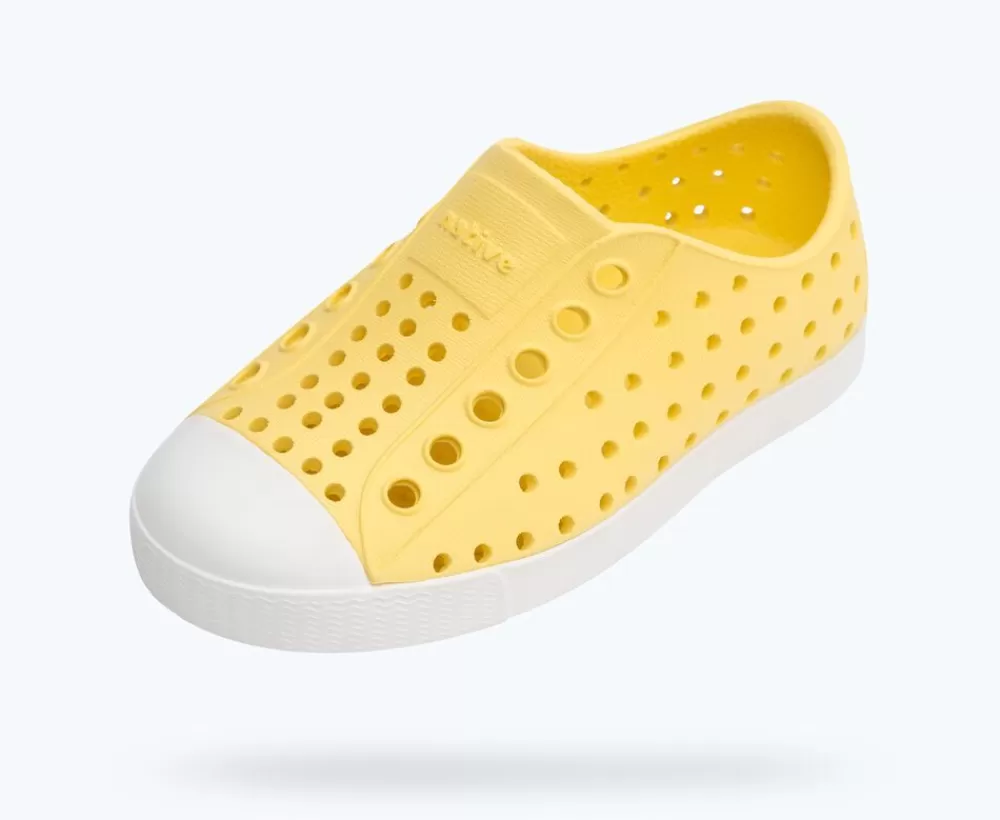 Native Shoes Shoes^Jefferson Child Gone Bananas Yellow/ Shell White