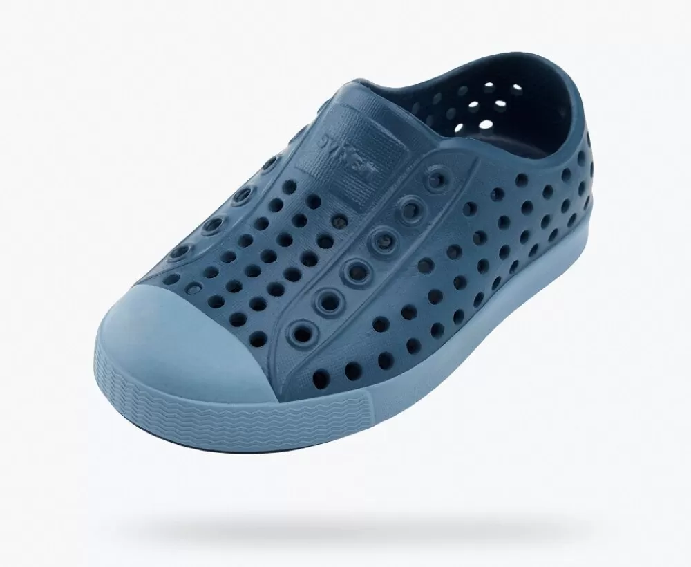 Native Shoes Shoes^Jefferson Child Challenger Blue/ Still Blue