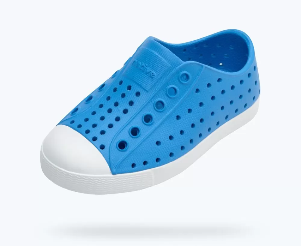 Native Shoes Shoes^Jefferson Child Resting Blue/ Shell White