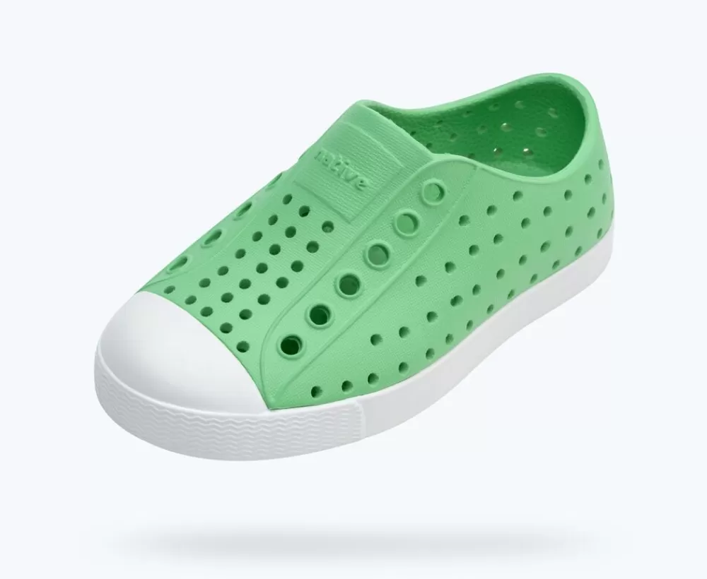 Native Shoes Shoes^Jefferson Child Candy Green/ Shell White