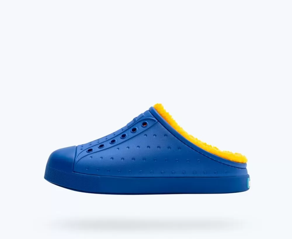 Native Shoes Shoes^Jefferson Cozy Sugarlite Big Kid Uv Blue/ Uv Blue/ Spicy Yellow