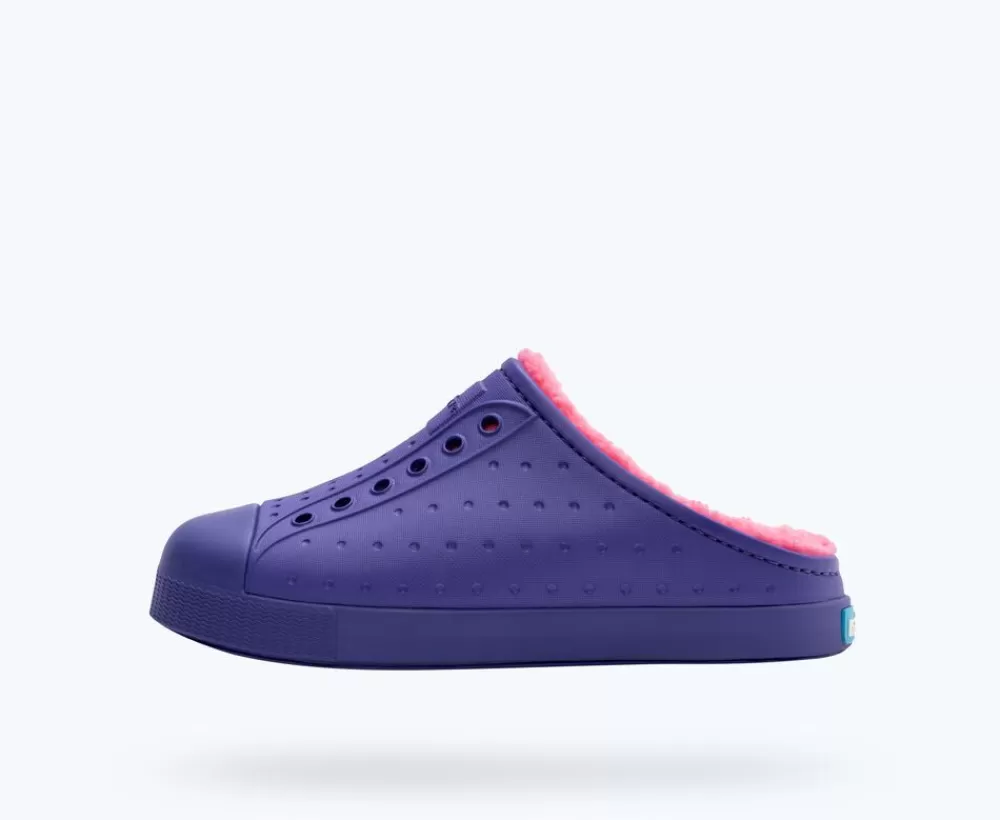 Native Shoes Shoes^Jefferson Cozy Sugarlite Big Kid Ultra Violet/ Ultra Violet/ Dazzle Pink