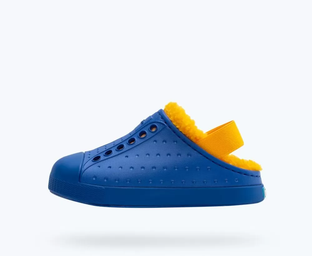 Native Shoes Shoes^Jefferson Cozy Sugarlite Little Kid Uv Blue/ Uv Blue/ Spicy Yellow