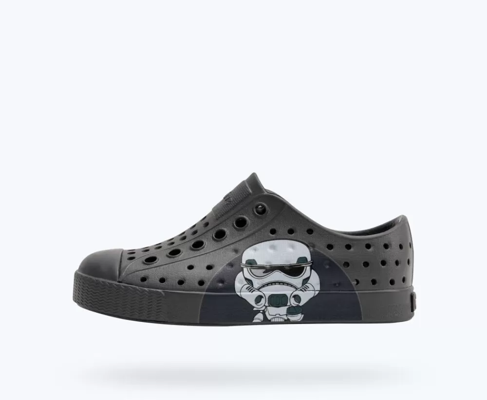 Native Shoes Shoes^Jefferson Star Wars Block Child Dublin Grey/ Dublin Grey/ Darth Bff