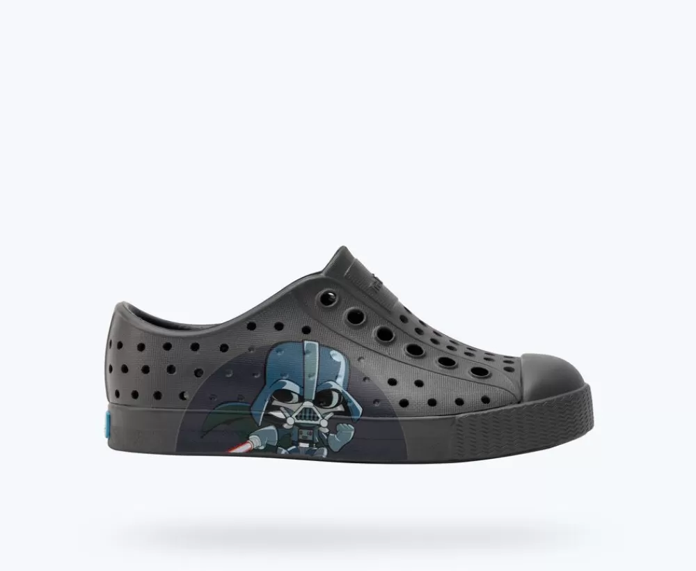 Native Shoes Shoes^Jefferson Star Wars Block Child Dublin Grey/ Dublin Grey/ Darth Bff