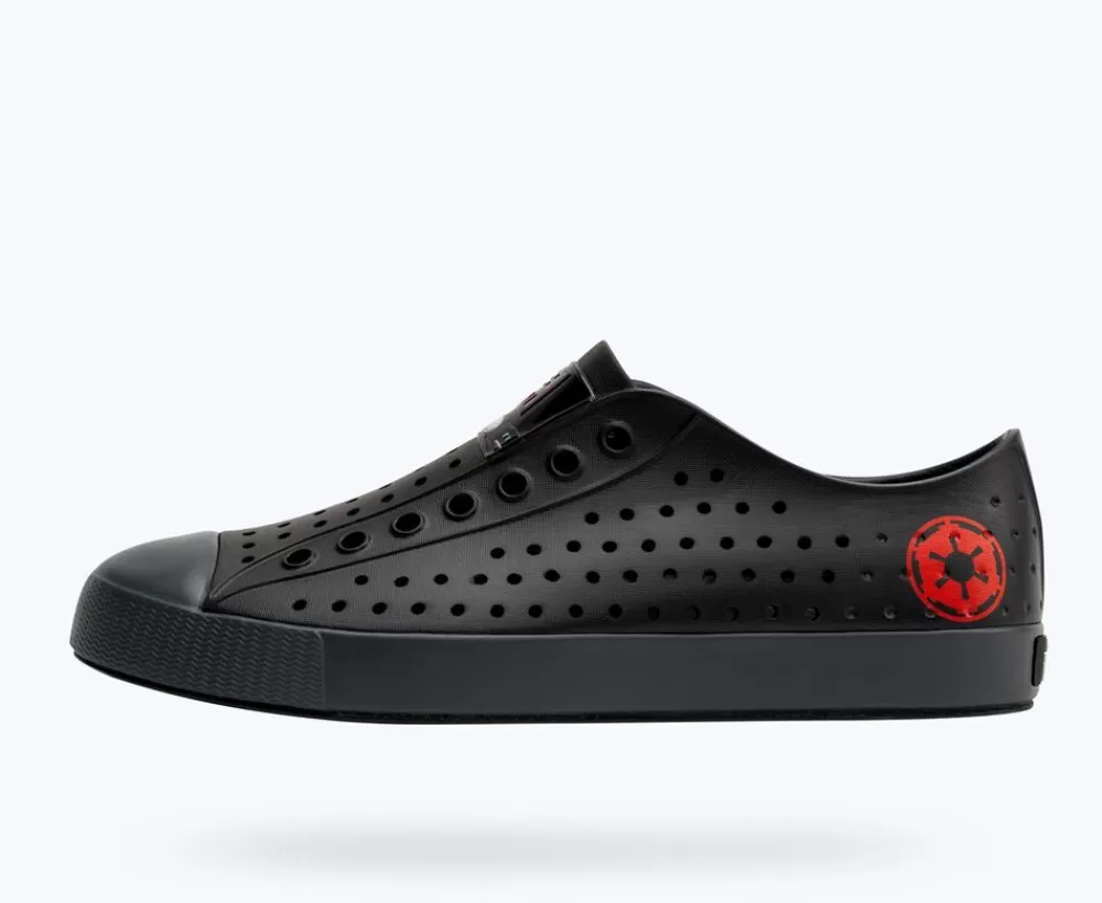 Native Shoes Shoes^Jefferson Star Wars Print Jiffy Black/ Gravity Grey/ Darth Vader