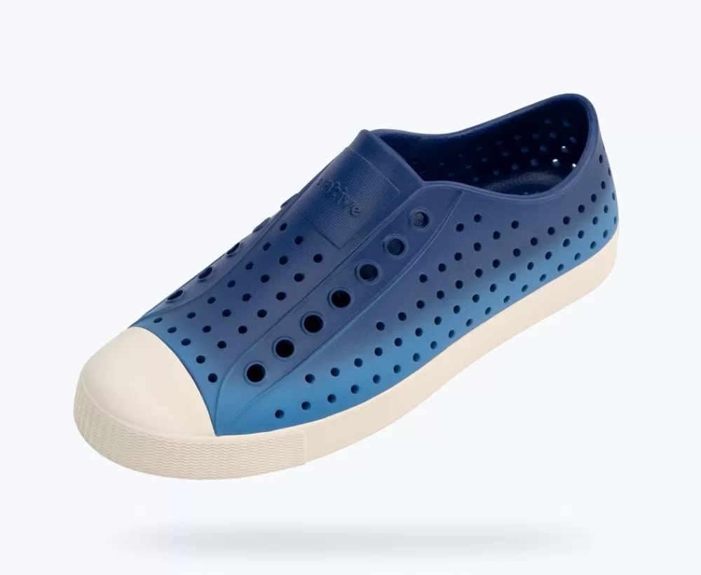 Native Shoes Shoes^Jefferson Sugarlite Ombre Quest Blue/ Bone White/ Quest Resting Ombre