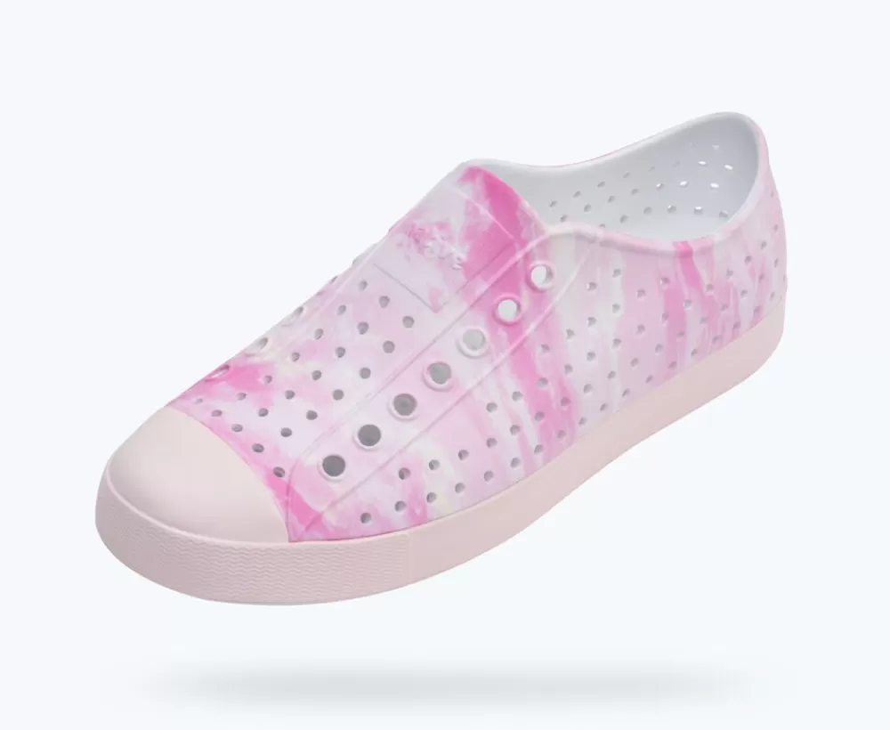 Native Shoes Shoes^Jefferson Sugarlite Print Shell White/ Milk Pink/ Pink Clouds